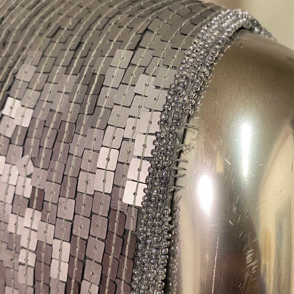 Holt Renfrew Silver Sequin Top, 14 - Picture 7 of 10
